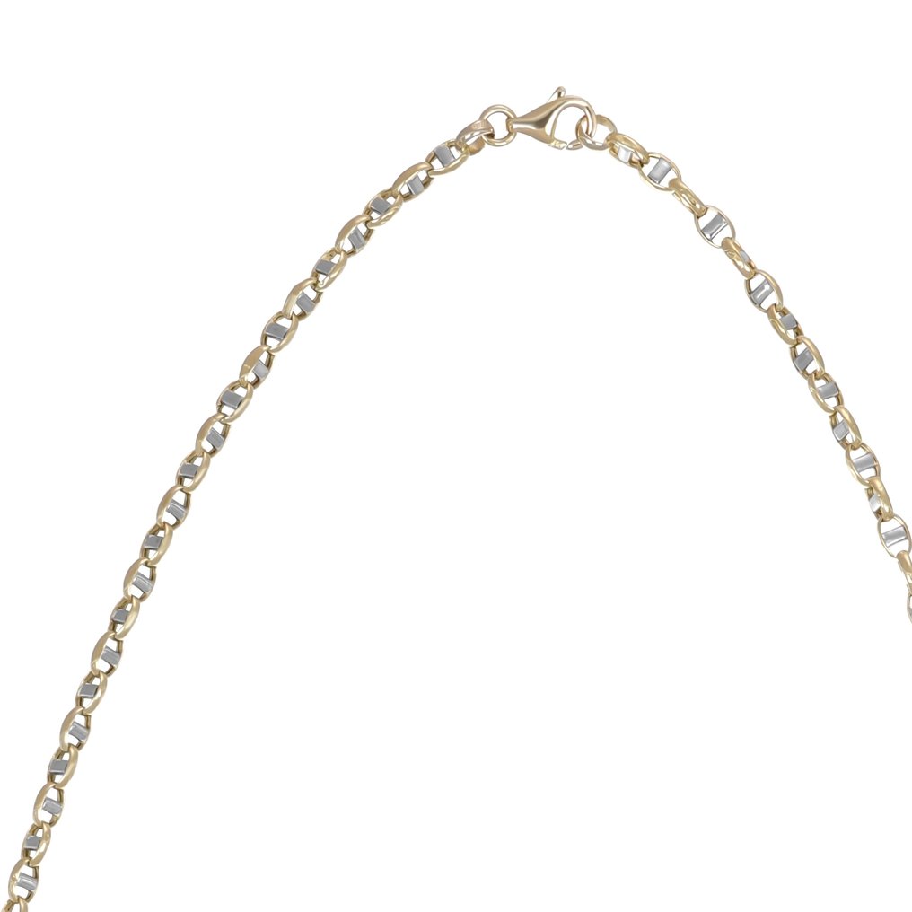 頸鏈 - 18 克拉 黃金, 白金 #3.2