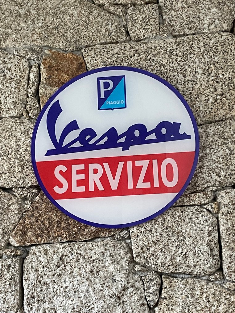 Vespa Service - Advertising sign - Plexiglas #2.1