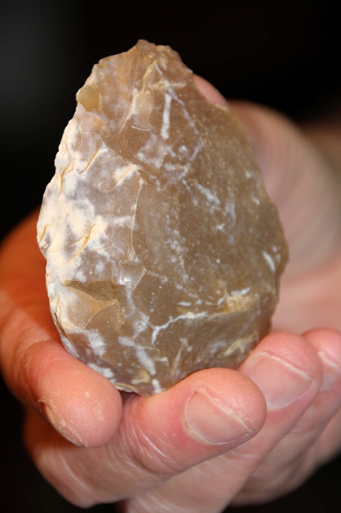 Palæolitisk Flint Biface, spidser - 70 mm (Ingen mindstepris) #2.1