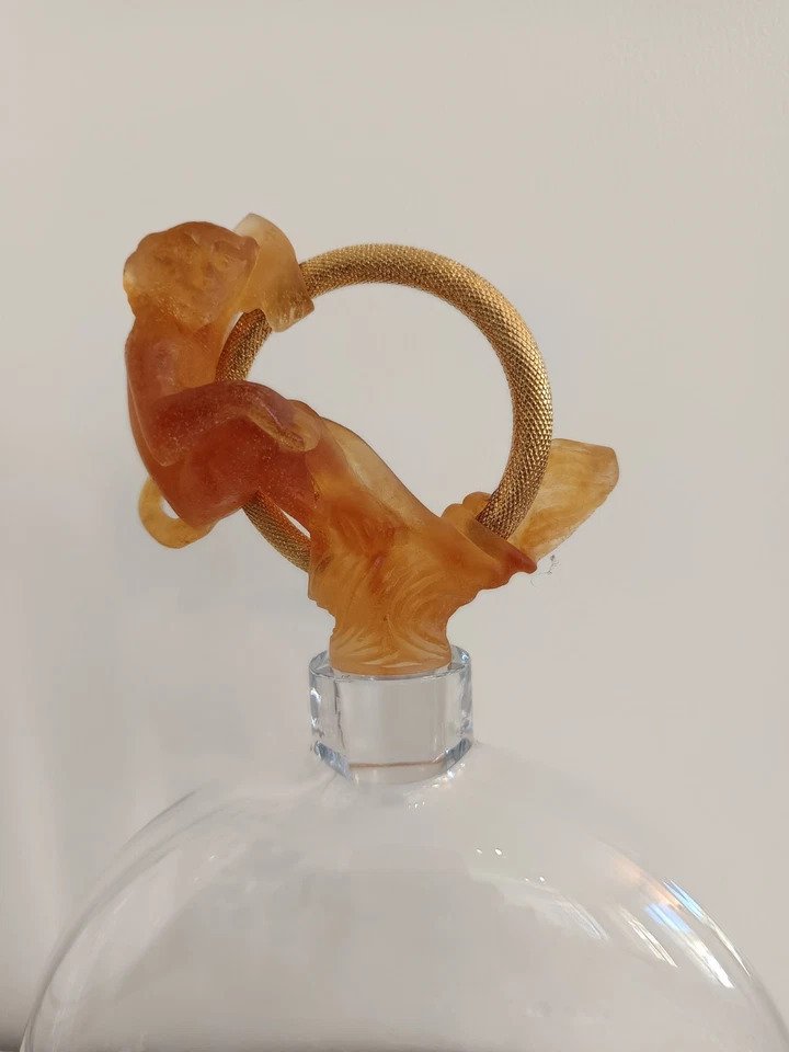 Daum - Vase - Glass, Crystal - Flacon Singe #2.1