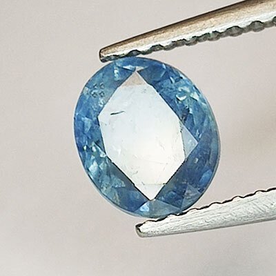 Fără preț de rezervă Albastru Safir  - 0,96 ct - ALGT (Laboratorul pentru testarea pietrelor prețioase din Anvers) #2.1