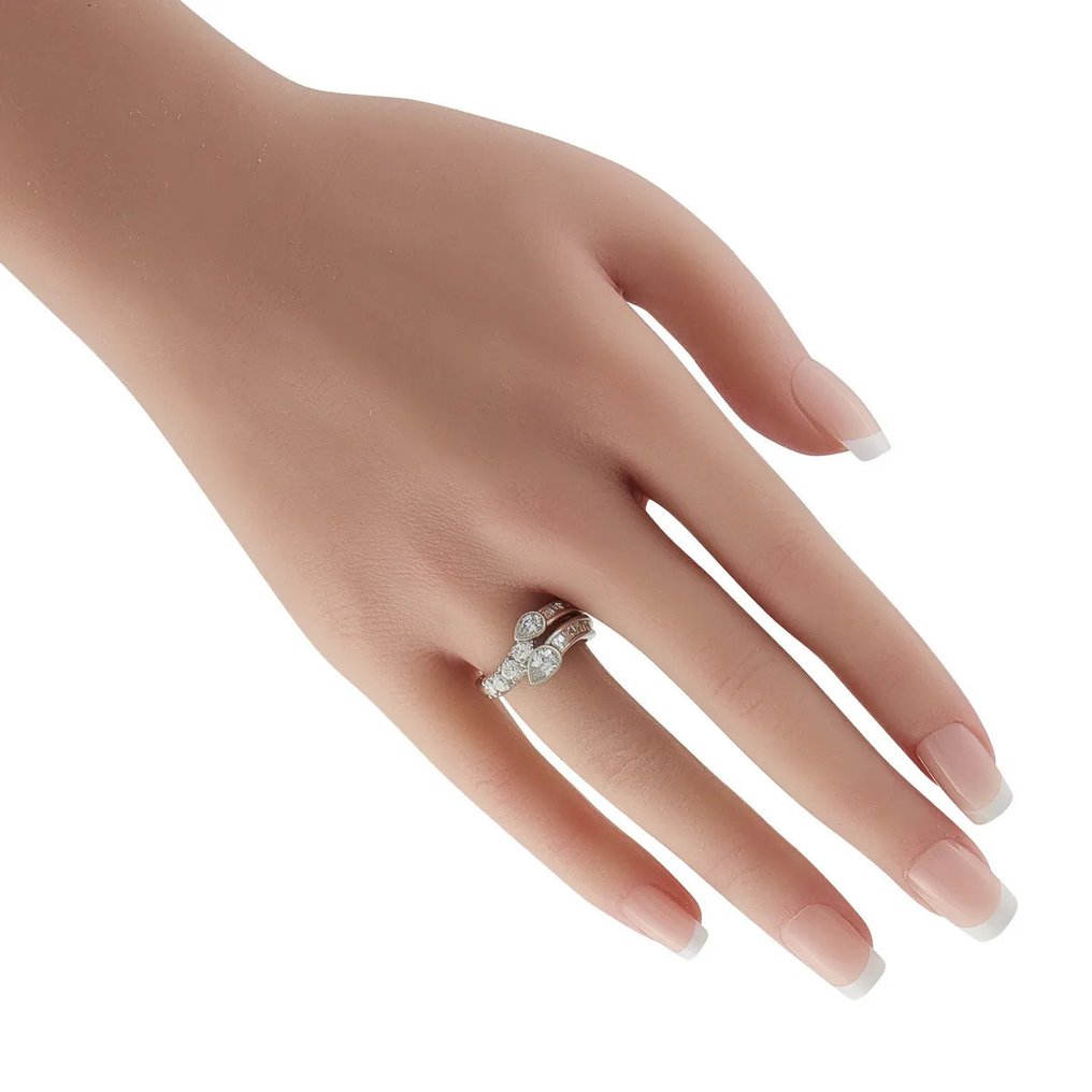 Ring Platin 1,50 ct diamantsring, Platin -  1.50ct. tw. #3.2