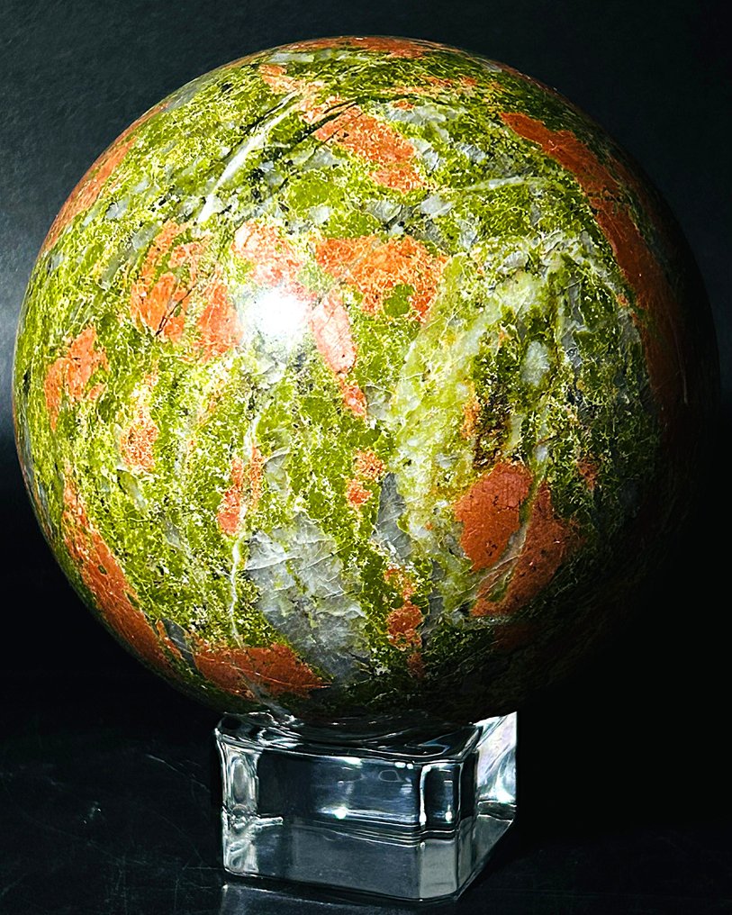 Σφαίρα Unakite – Εξωτική Ομορφιά από τη Βραζιλία Ø 93 χιλιοστά- 1184 g - (1) #2.1