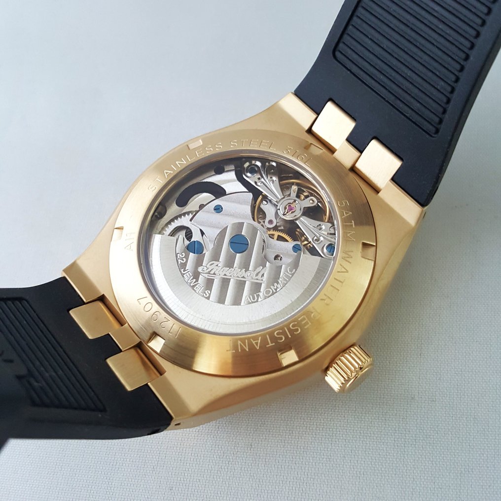 Ingersoll - Automatic - Moon / Sun - BROADWAY - Open Heart - Dual Time - Gold - NEW - No Reserve Price - Men - 2025 #3.2