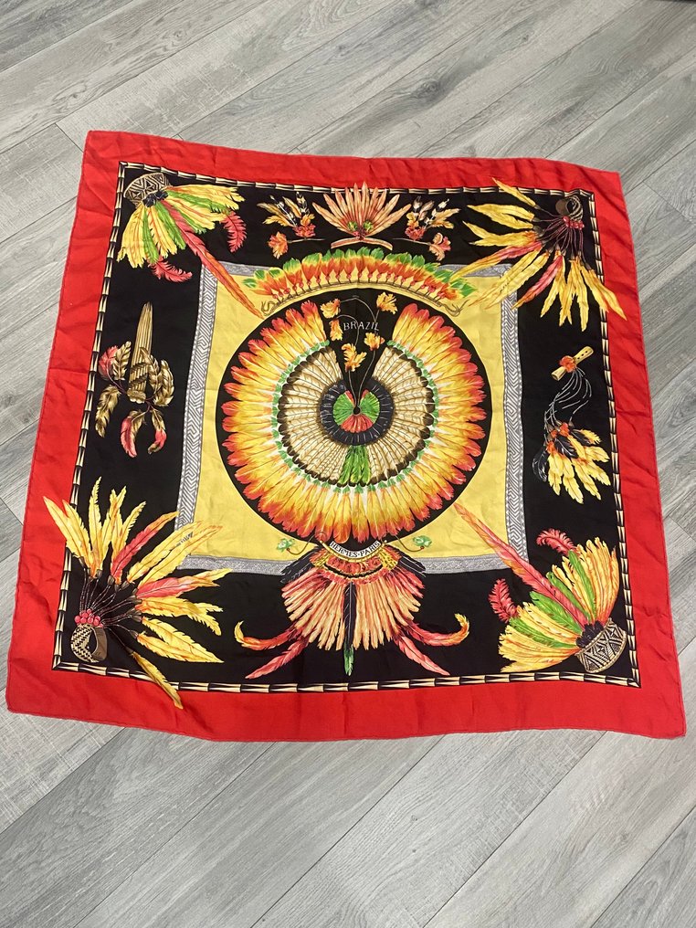 Hermès - Brazil - 印图开司米围巾 #1.0