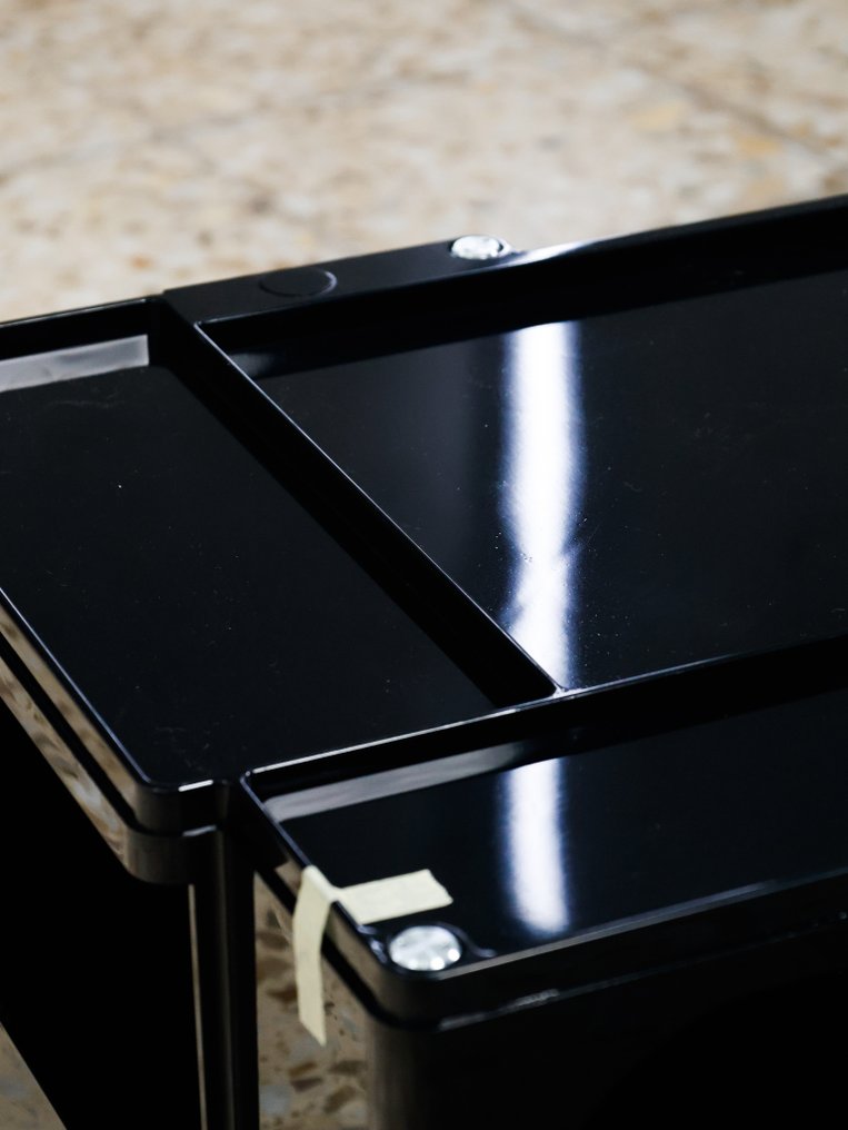 B-Line - Joe Colombo - Trolley - Boby B34 - Onyx black - ABS - BRAND NEW #1.0