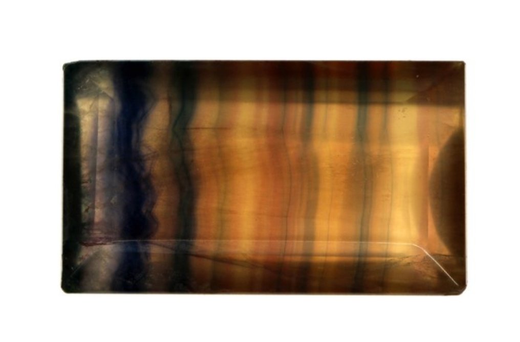 1 pcs  Κίτρινο, Μπλε, Μωβ Φθορίτης  - 76.39 ct - Instituto Gemólogico Español (IGE) #1.0