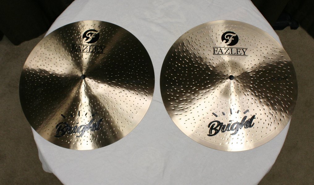 Fazley - bright b20 14 inch - Hi-hat cymbals set (No reserve price) #1.0