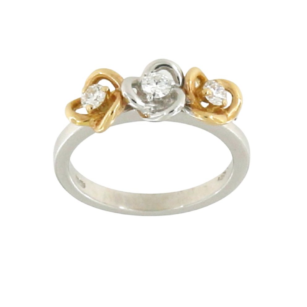 Δαχτυλίδι - 18 καράτια Λευκός χρυσός -  0.27ct. tw. Διαμάντι (Φυσικό)  #1.0