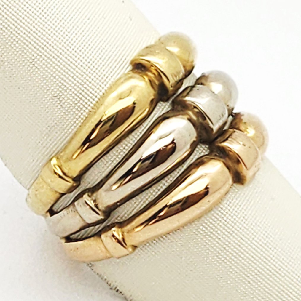 Bague - 18 carats Or jaune, Or blanc, Or rose #1.0