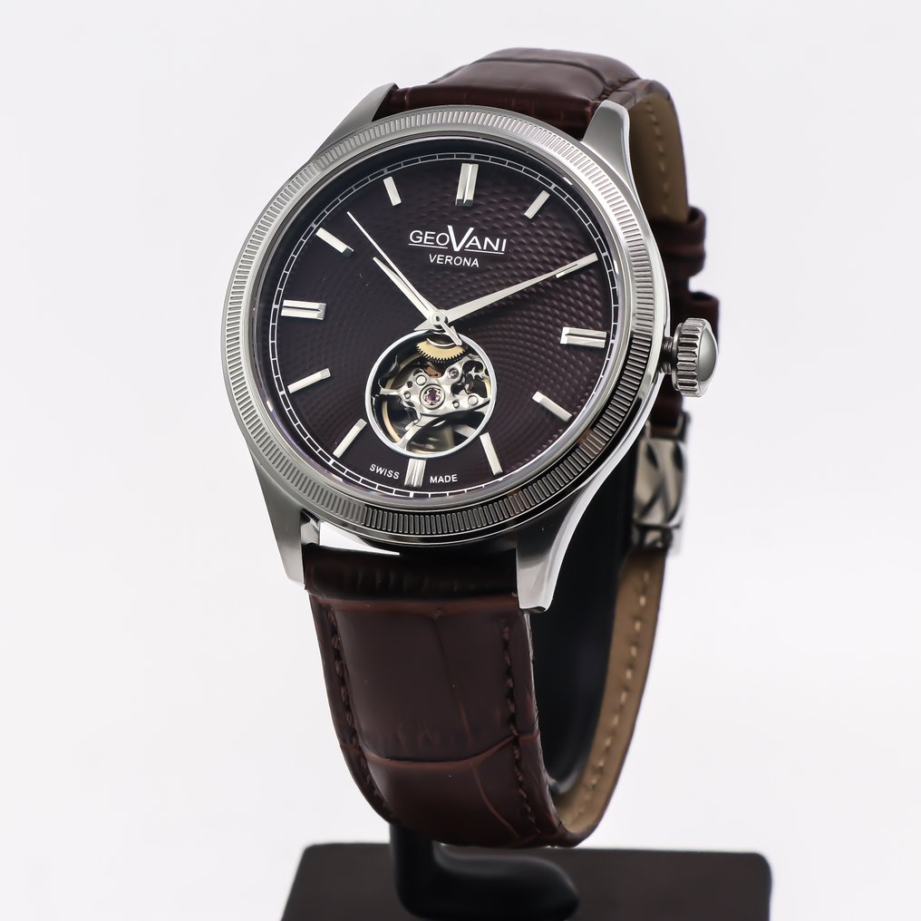 GEOVANI - Verona Open-Heart Swiss Automatic Watch - GORH599-SL-4 - 沒有保留價 - 男士 - 2020+ #2.1