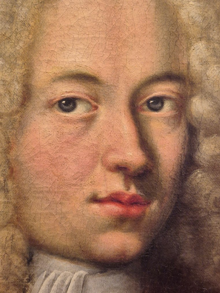European school (XIX) - Portrait of a nobleman with allonge wig #4.3