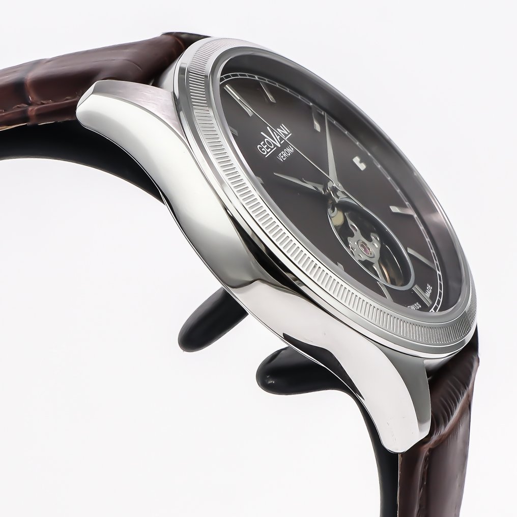 GEOVANI - Verona Open-Heart Swiss Automatic Watch - GORH599-SL-4 - 沒有保留價 - 男士 - 2020+ #4.3