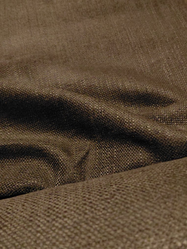 Tessuto d’arredo “Paxos” – Lino e cotone intrecciati in un tono moka prezioso - Polstringsstoff - 540 cm - 140 cm #2.1
