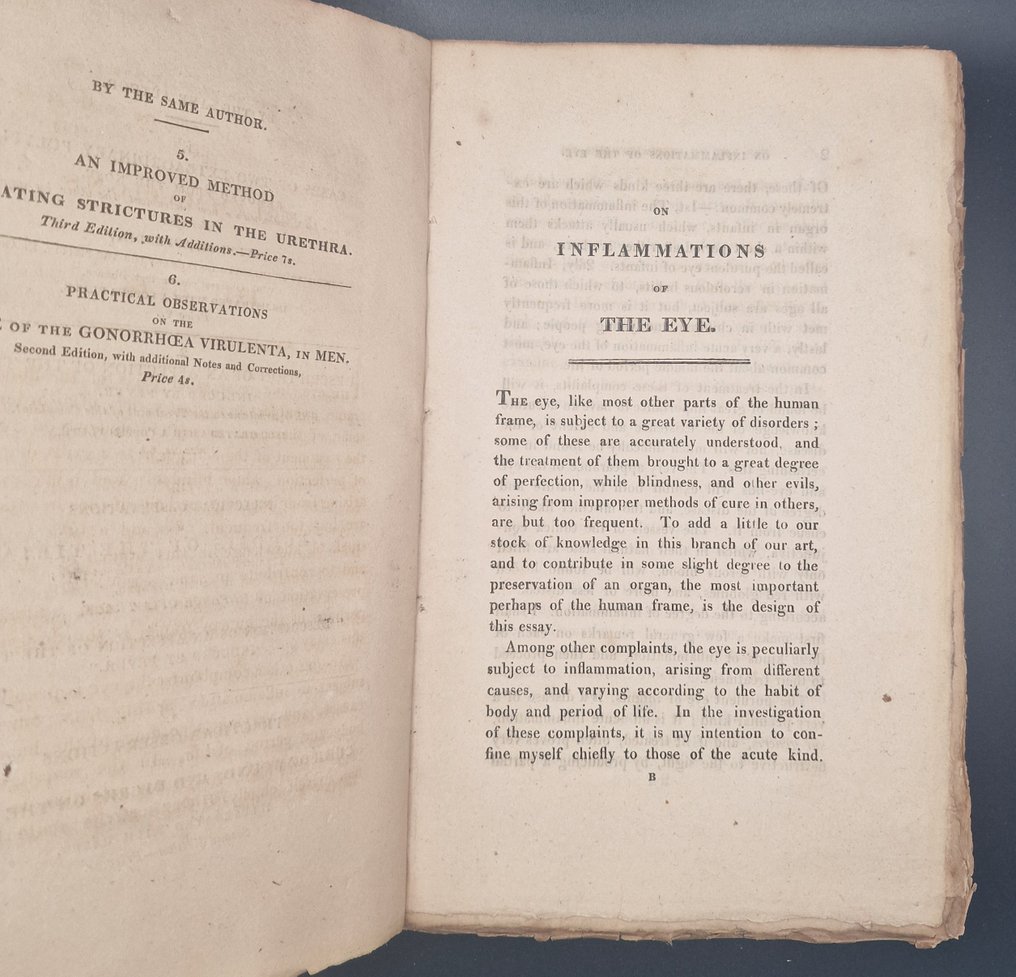 Thomas Whately - Remarks on the Treatment of Some of the Most Prevalent Varieties of Inflammation of the Eye - 1819 #2.1