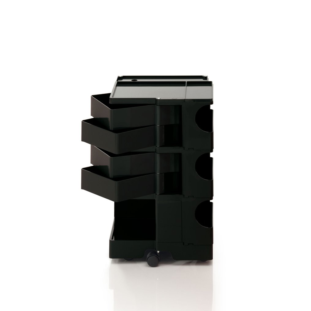 B-Line - Joe Colombo - Trolley - Boby B34 - Onyx black - ABS - BRAND NEW #1.0