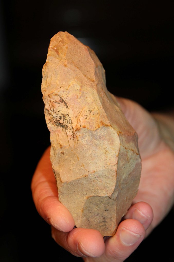 Neolitisk Flint Slebne økse, plane - 120 mm (Ingen mindstepris) #2.1