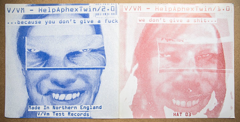 V/Vm - HelpAphexTwin/3.0 - Single Vinyl Record - Unknown pressing - 2001 #1.0