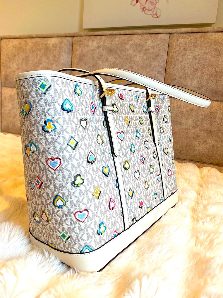 Michael Kors - Jet Set Travel  LT Cream Multi - 手提包 #3.2