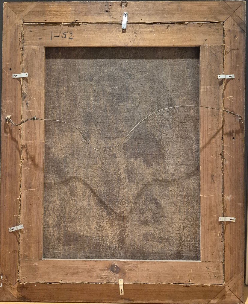 European school (XIX) - Portrait of a nobleman with allonge wig #3.2