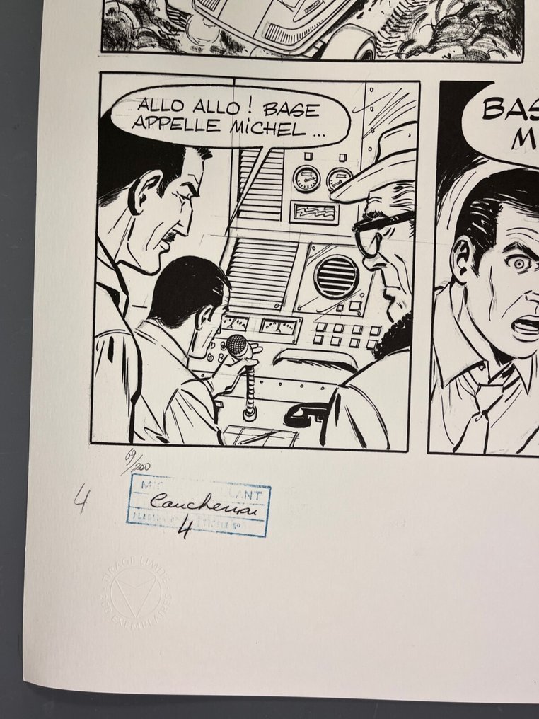 Michel Vaillant - Sérigraphie Cauchemar - Signée - TL #3.2