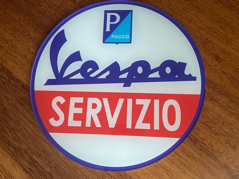 Vespa Service - Advertising sign - Plexiglas #1.0