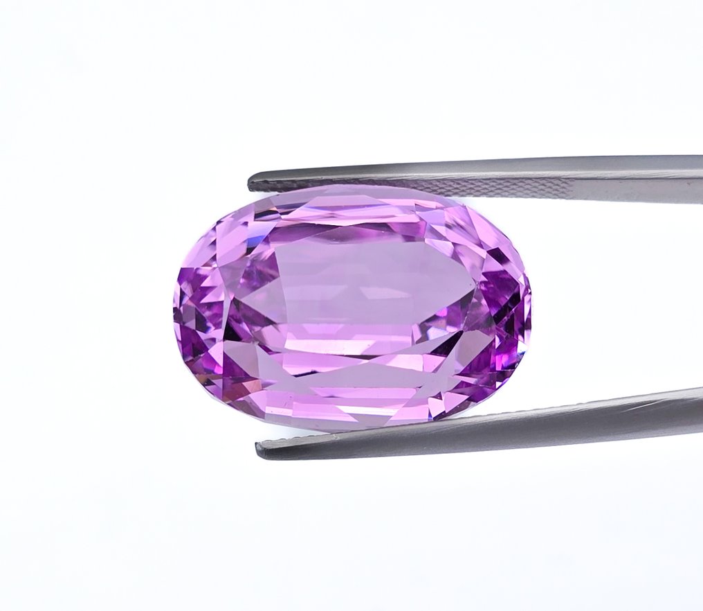 1 pcs 紫色, 粉色 紫锂辉石 - 31.78 ct - 国际有色宝石协会(ICA GemLab) - 天然锂辉石 #1.0