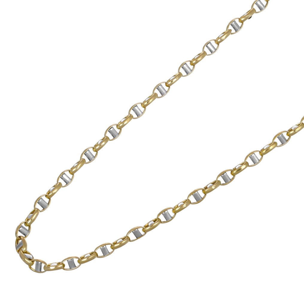 頸鏈 - 18 克拉 黃金, 白金 #2.1