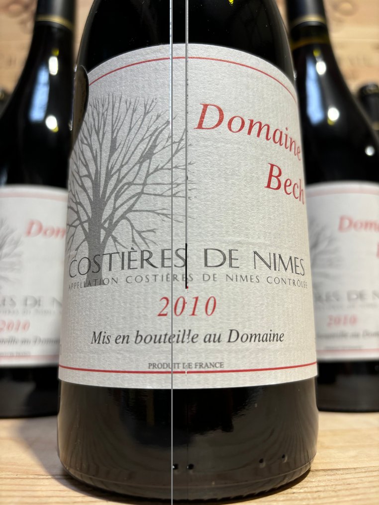 2010 Domaine Bech Costières de Nimes - Ροδανός - 12 Bottles (0.75L) #1.0