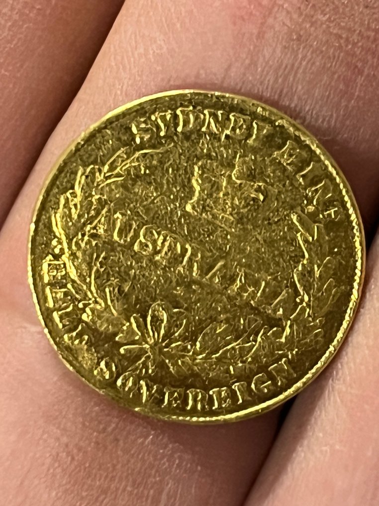 澳大利亞. 維多利亞. Half Sovereign 1862 Sidney #4.3