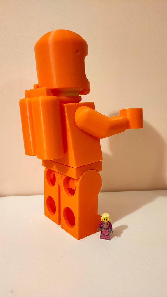 LEGO Minifigure - Classic Space - Classic Space Mega Figura replica 3D handmade 35cm da collezione #2.1