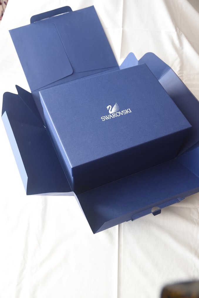 Swarovski - Heinz Tabertshofer - Statuetta, Swarovski Soulmate Clear Panther #874337 Limited Edition - 20 cm - Granito - 2007 #1.0