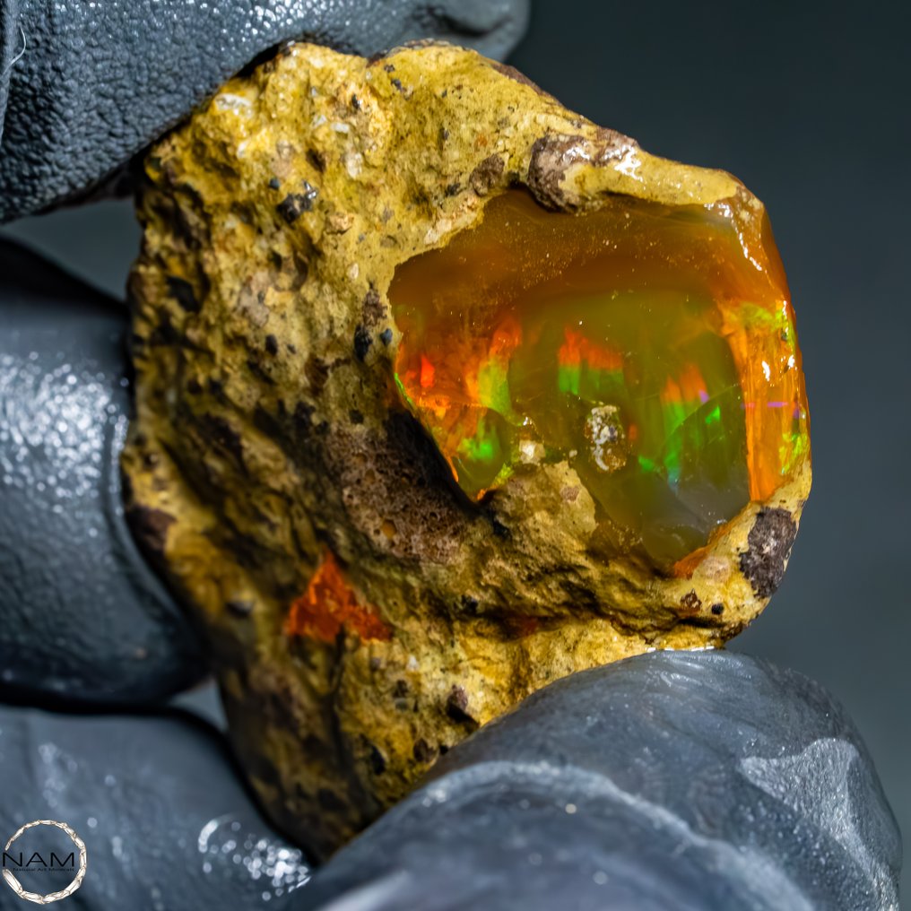 非常罕见天然AAA+++水晶欧泊未处理 80,05ct- 16.01 g #4.3