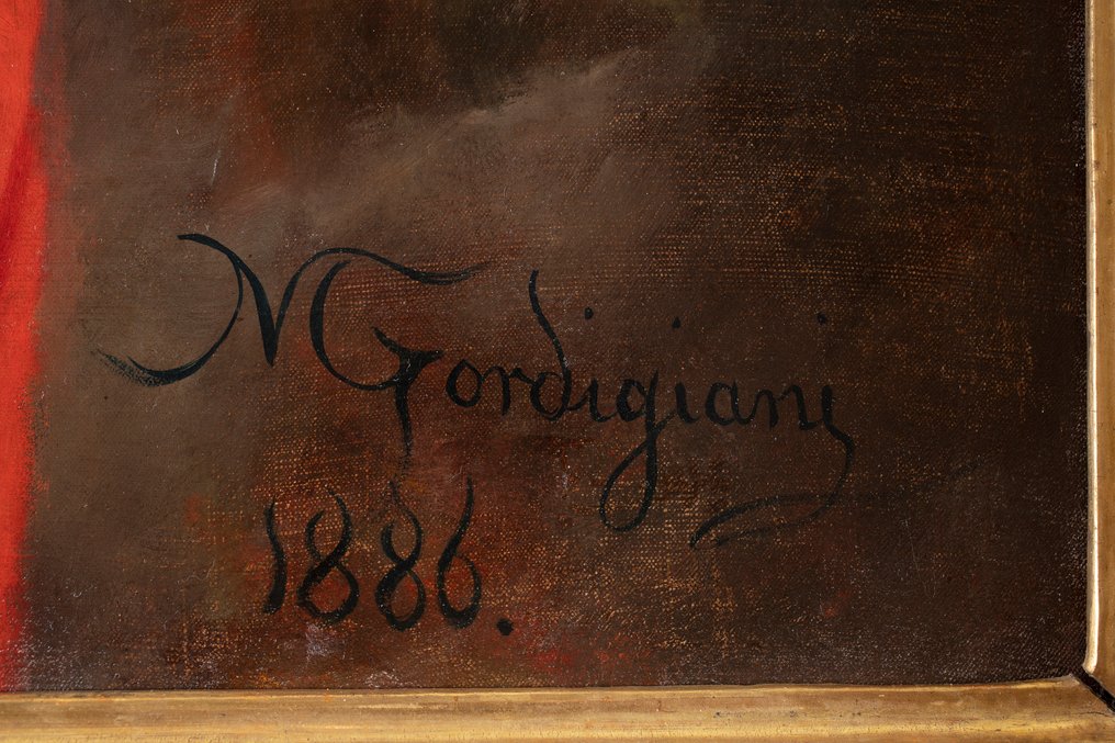 Michele Gordigiani (1835-1909) - Giovane fanciulla pompeiana #4.3