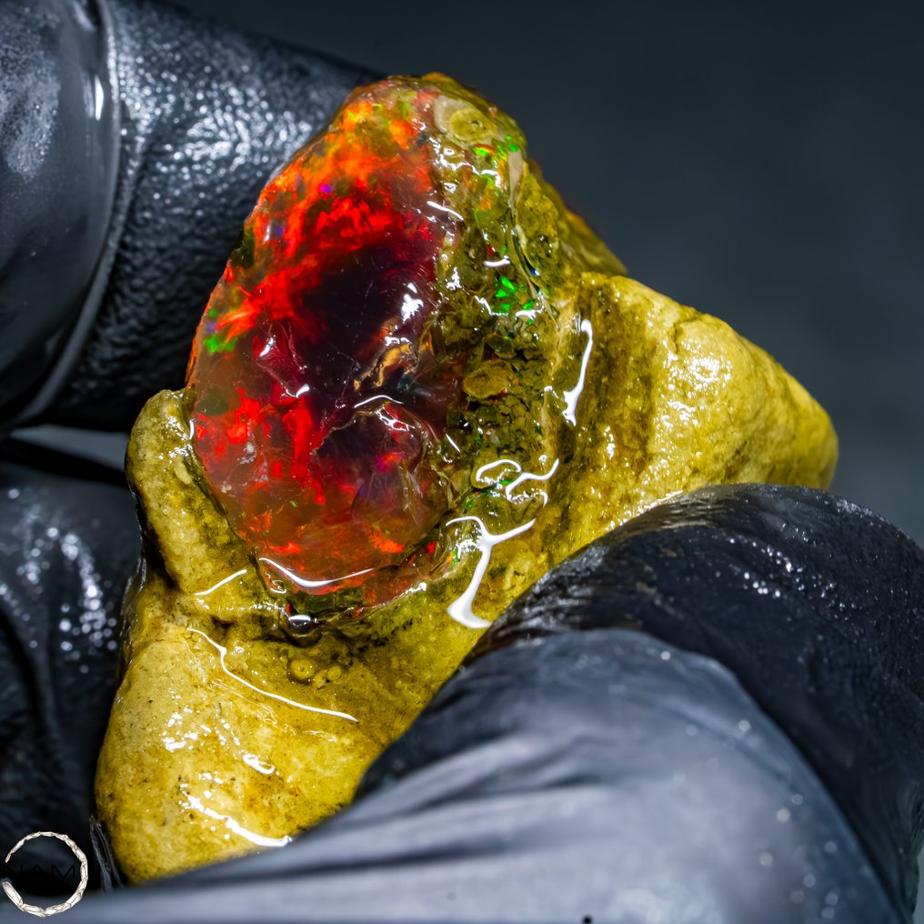 Kristallopal i Matrix fra Etiopien – Drageøje 160,5 karat- 32.1 g #3.2