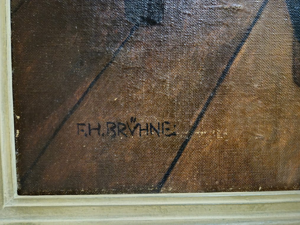 Friedrich Heinrich Brühne (1879-1949) - Fischermann mit Pfeife #2.1