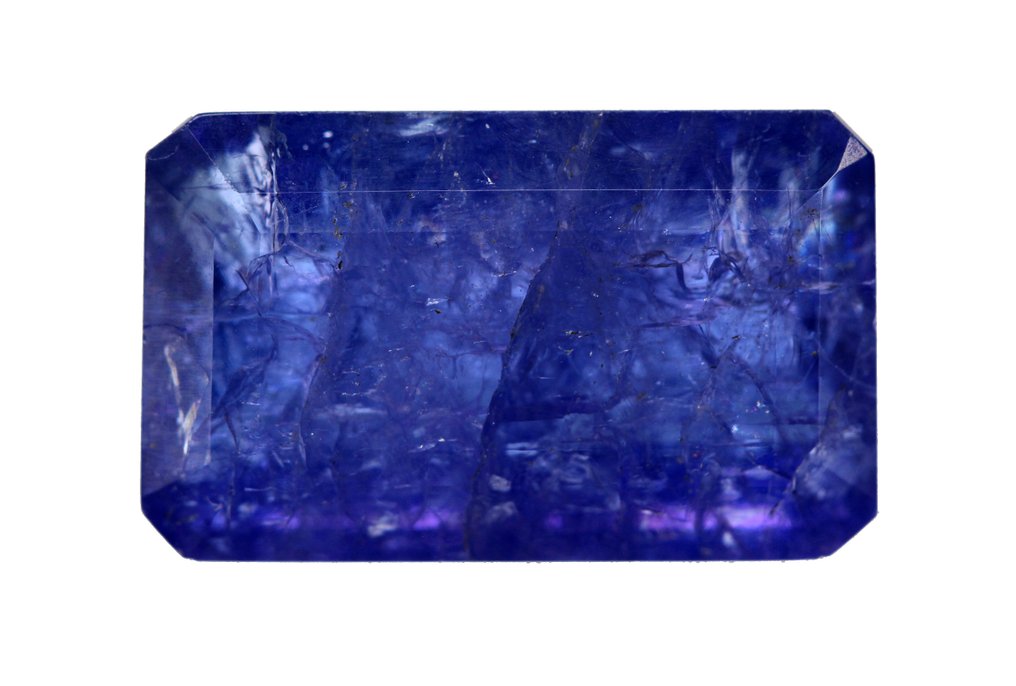 没有保留价 蓝色, 紫罗兰色 坦桑石  - 15.01 ct - 西班牙宝石学院（IGE） #1.0