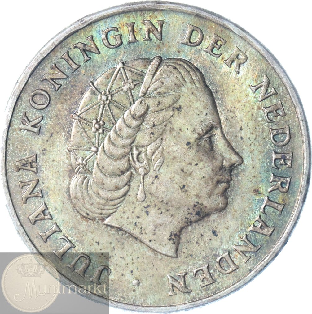 Netherlands Antilles. Juliana. 1 Gulden 1964 PROOF #1.0