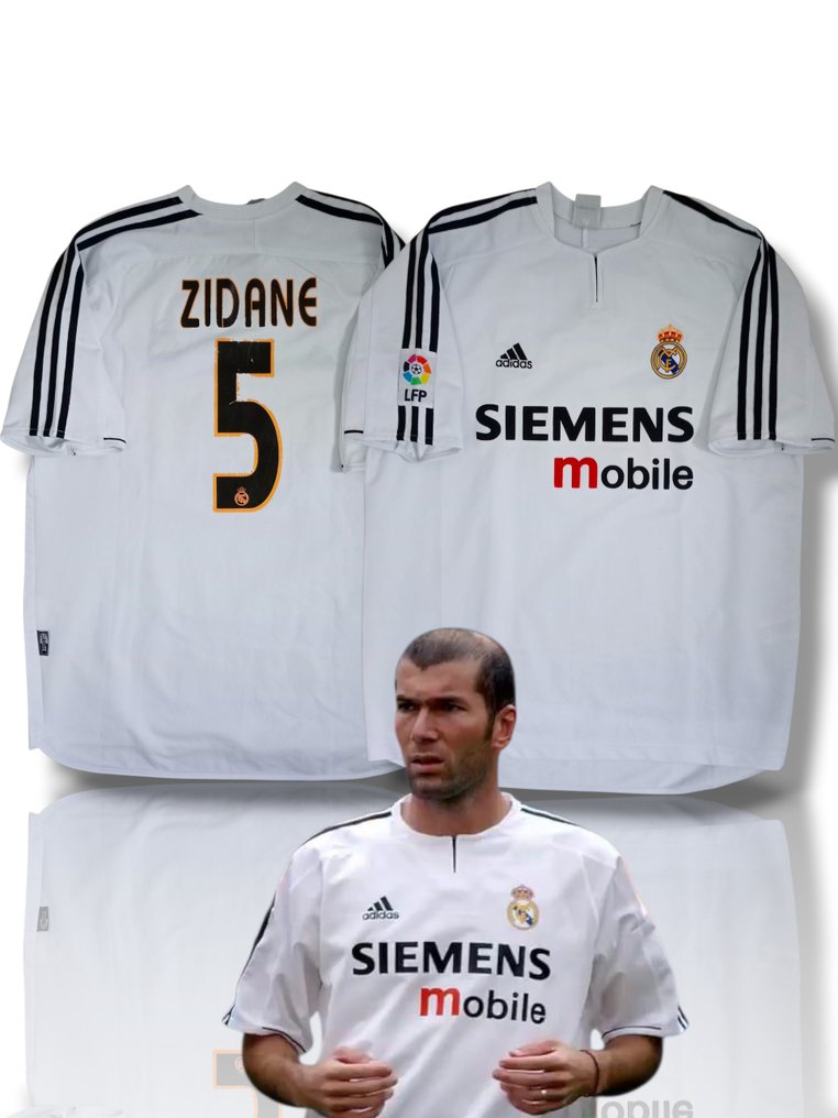 皇家馬德里 - 西班牙甲級足球聯賽 - 席內丁·席丹 - 2003 - 足球衫 #1.0