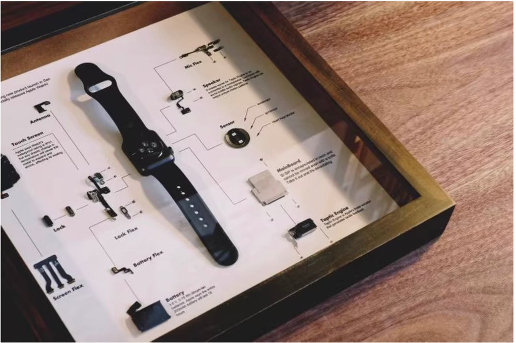 Apple Apple Watch 1ʳᵉ génération (2015) – Œuvre encadrée de collection - Computer (1) #3.2