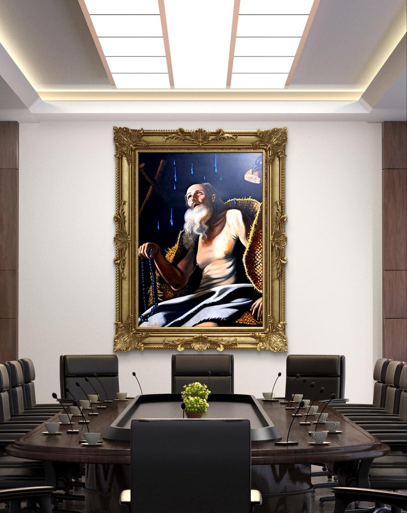 Antonio Sciacca (1957) - San Paolo Eremita Contaminato - XL format #2.1