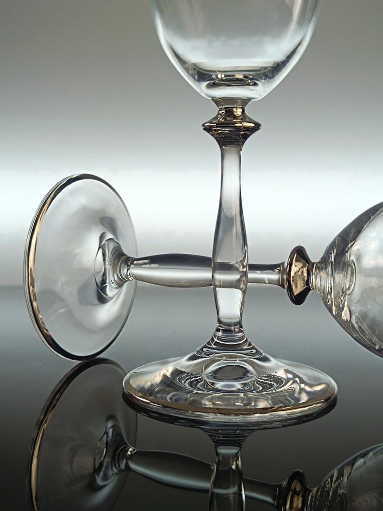 SECOLOVENTESIMO - Kielich (6) - Angela Venice Platinum - Kryształ, platino - Bohemian Crystal #4.3