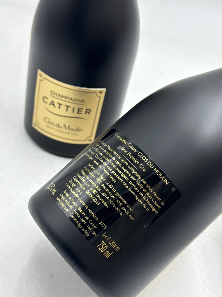 Cattier, Cattier, Clos du Moulin - Σαμπάνια 1er Cru - 2 Φιάλη (0,75L) #2.1