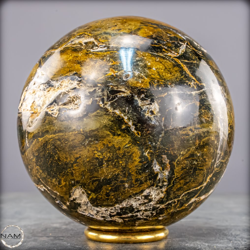 Πολύ σπάνιο φυσικό φανταστικό όπλα. Sphere, Ινδονησία- 1344.51 g #4.3