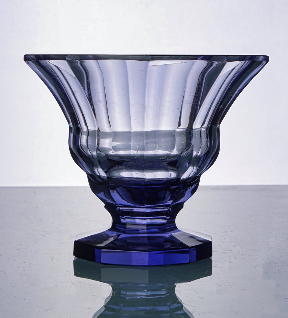 Moser Karlsbad Czechoslovakia (Attrib.) - 花瓶 -  亚历山大石水晶艺术装饰风格轿跑车。• 大约1928年至1938年 - 水晶 #4.3