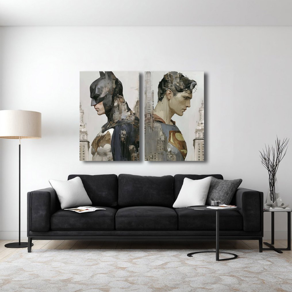 Canvas Fit - Alberto Ricardo - Superman vs Batman: El Encuentro de los Inmortales (Díptico) #2.1