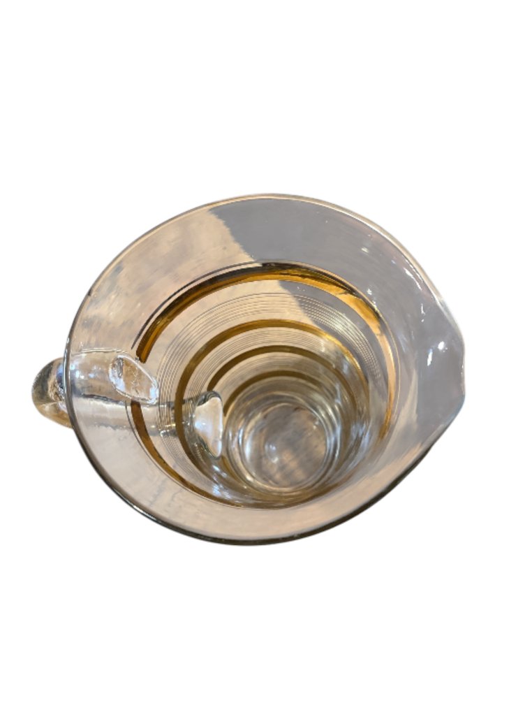 Drikkesæt til 6 (6) - Krystal - Guldblad serveret #4.3