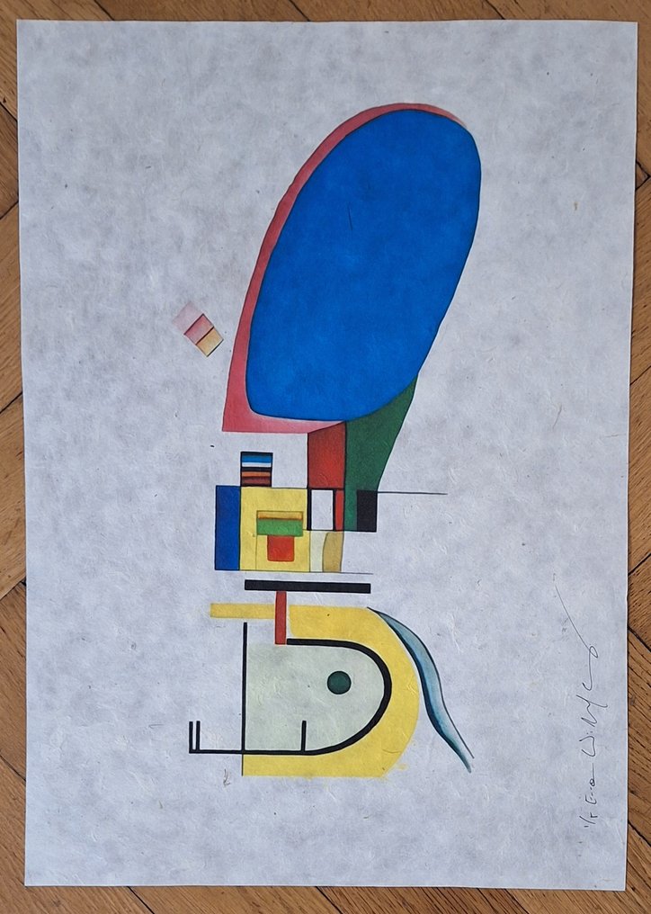 Emma Wildfang - Wassily Kandinsky "Tribute series - Icons Reimagined "Jean-Michel Basquiat" #2.1