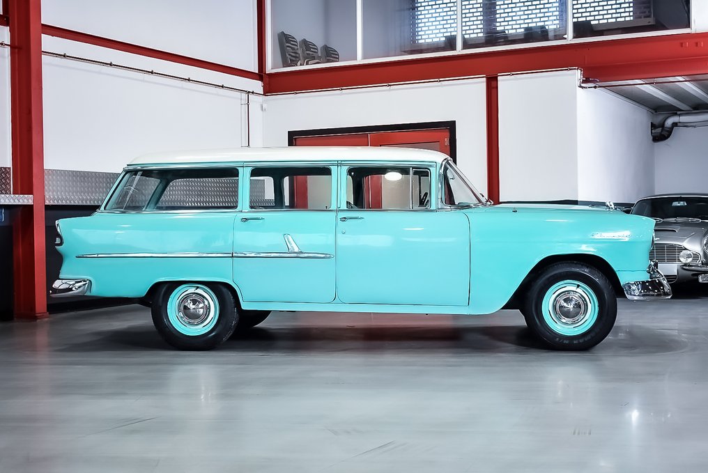 Chevrolet - Bel Air 4 Door Wagon - 6 cylinder Blue Flame - 1955 #3.2