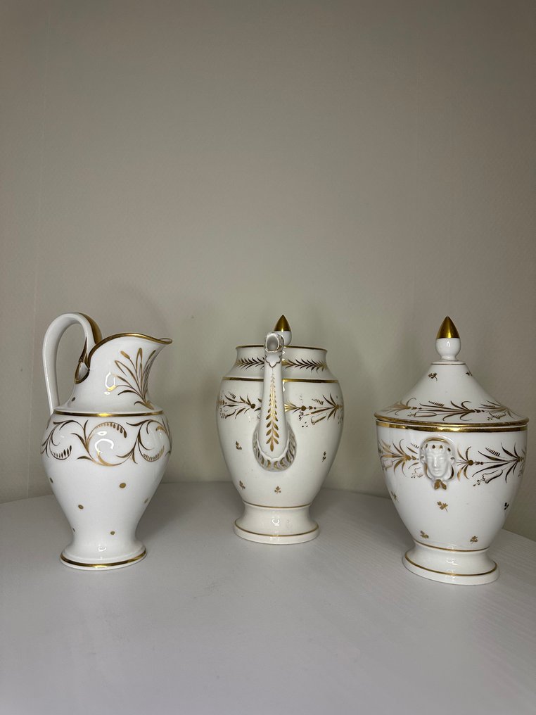 French Empire Old Paris - 咖啡套装 (16) - 瓷 #4.3